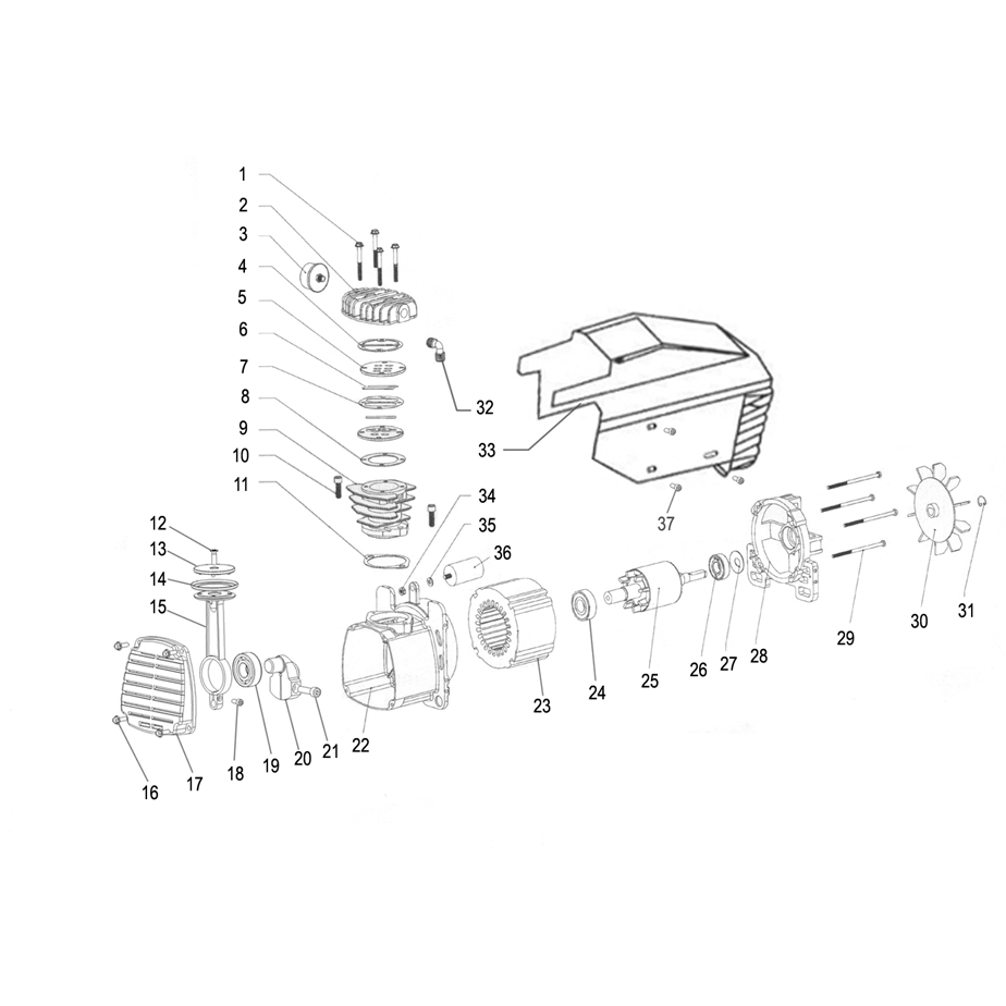 Компрессор воздушный КП-200-24