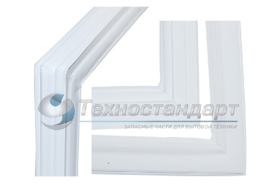 Уплотнитель двери холодильника Stinol, Indesit, Ariston, 575 х 770 мм, под планку, код 854014